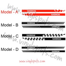 Vinilos laterales Qashqai