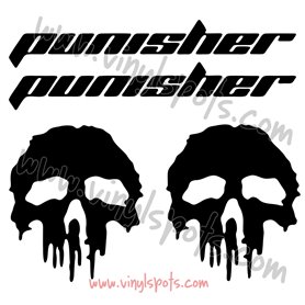 Kit de vinilos de calaveras