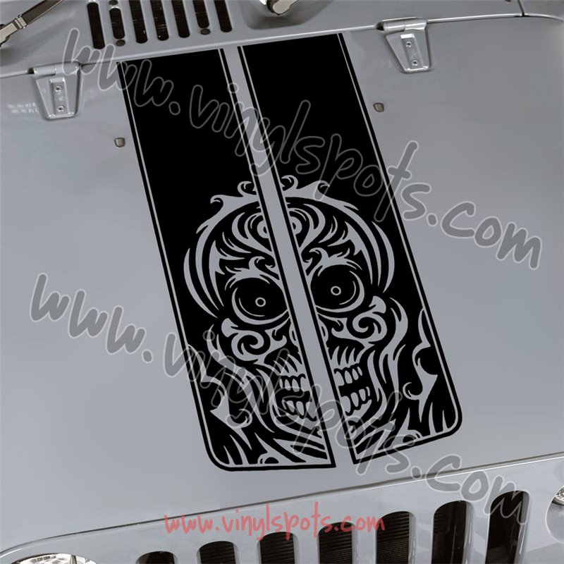 Pegatinas de decoración calavera Mexicana Tribales