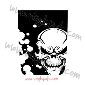 Adhesivos Demon Skull para Jeep Wrangler pegatina de coche