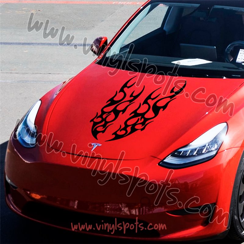 Sticker Fuego Totem Flame para capó