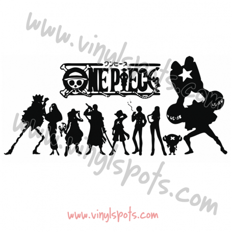 Pegatinas Emblemas One Piece 